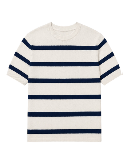 Knit striped tee