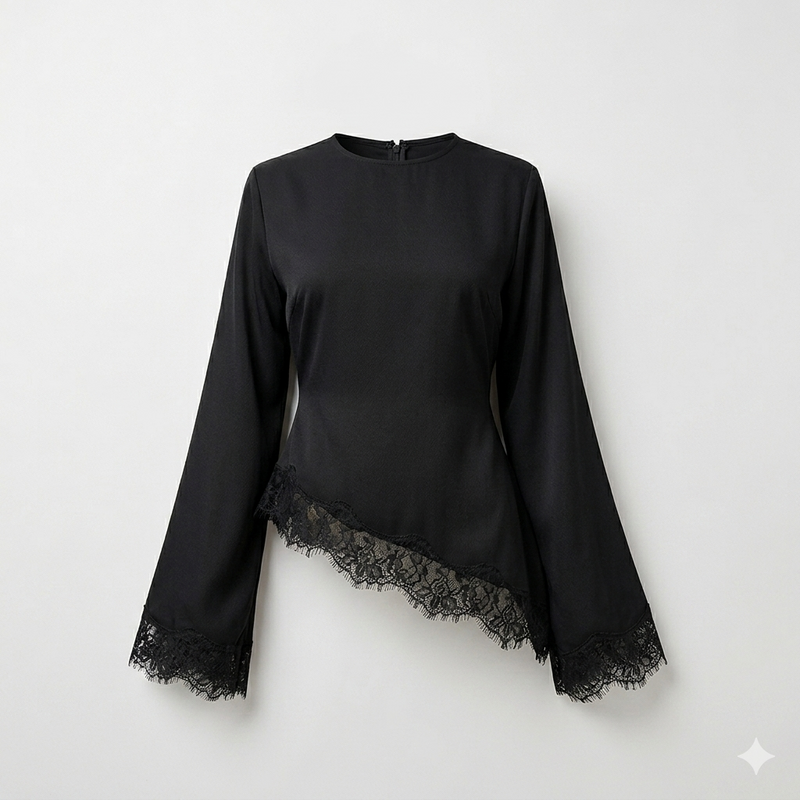 Hijabi lace top