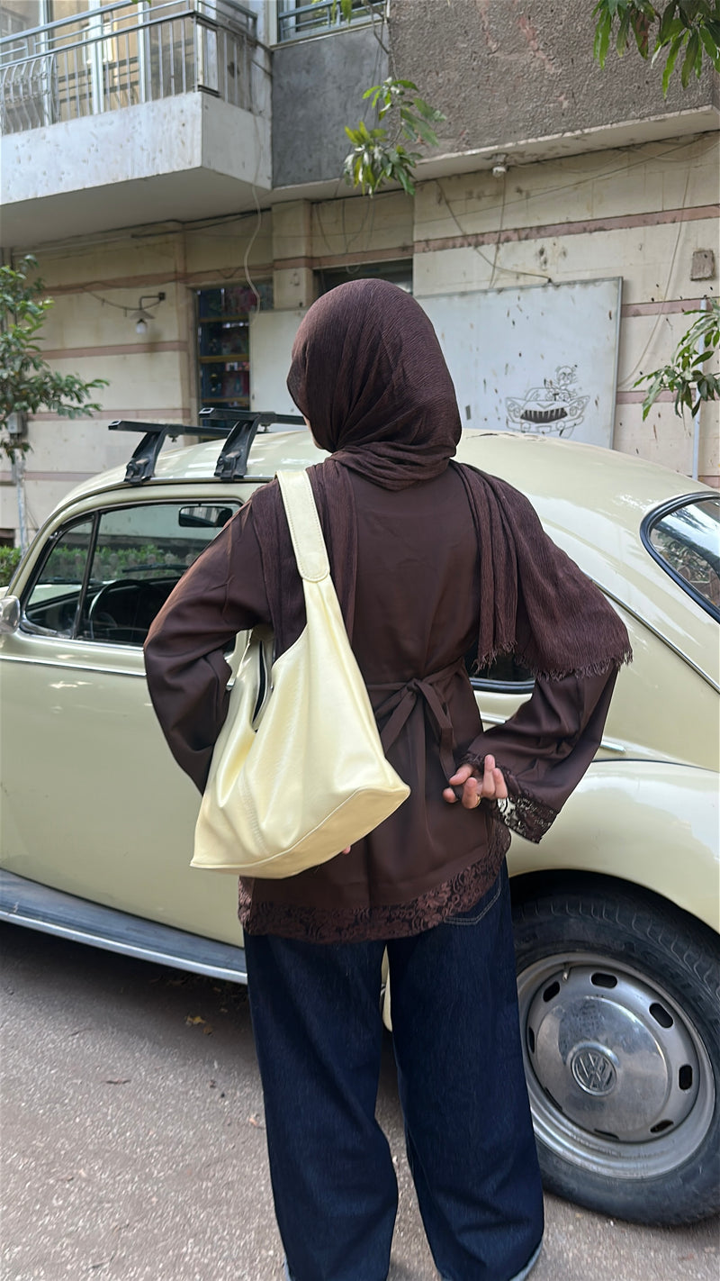 Hijabi lace top