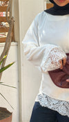 Hijabi lace top