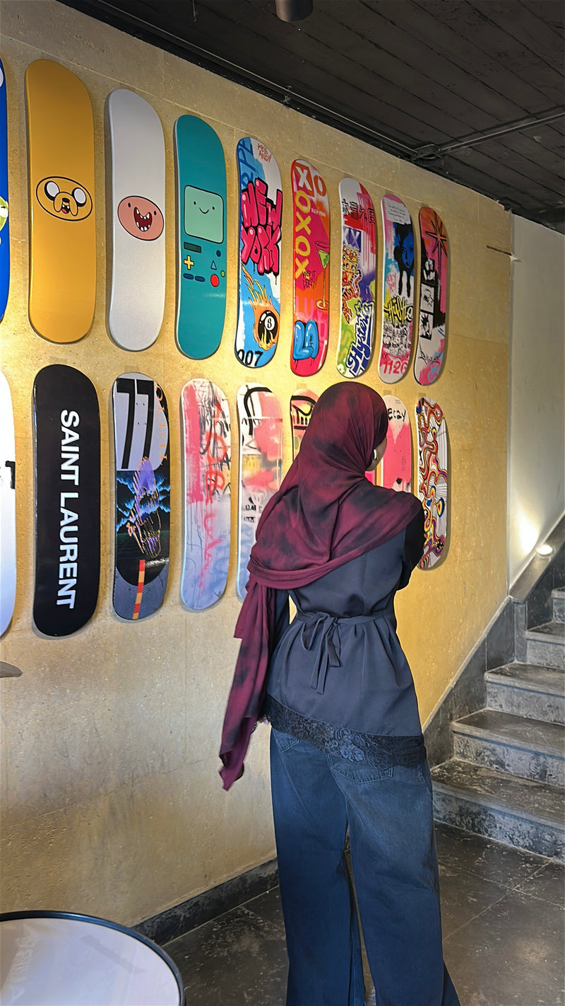 Hijabi lace top