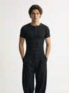 Henley & tailored pants set