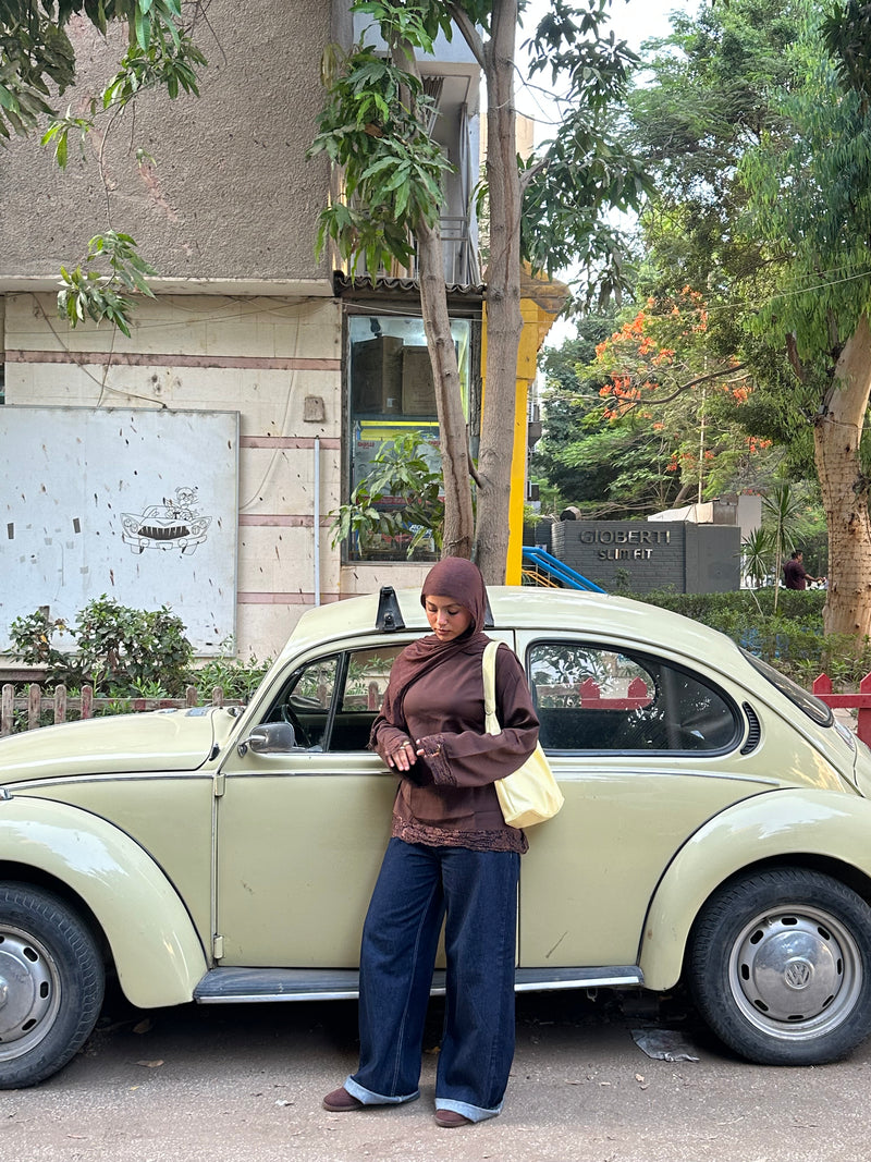 Hijabi lace top