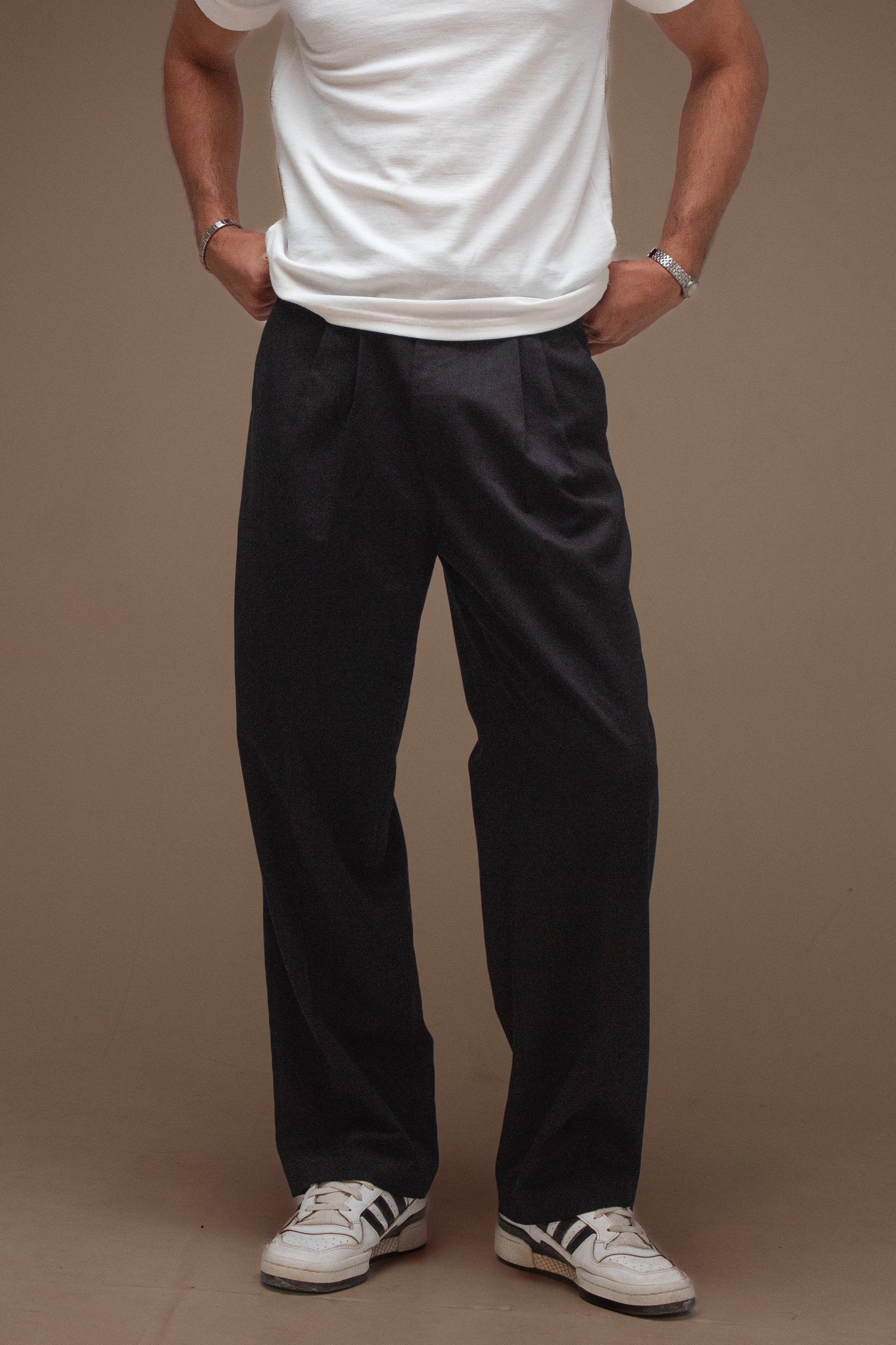 Wide tailored pants